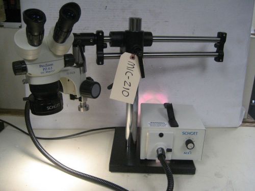 Stero zoom microscope  o.c. white  pro zoom pz6.5  boom   10&#034; x 9.5&#034; mic-210 for sale