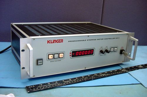 VERY GOOD USED KLINGER PROGRAMMABLE MOTOR CONTROLLER CC.1.1, A1. B1 W/CD MANUAL!