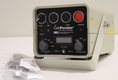 BRL Cell-Porator Pulse Control &amp; Power Supply Cat. Series 1600 + AC Cable