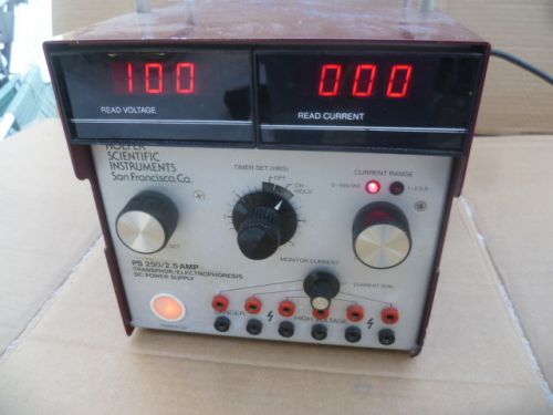 HOEFER PS 250 TRANSPHOR ELECTROPHORESIS DC POWER SUPPLY GUARANTEED