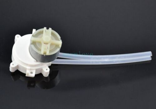 Dc 6v peristaltic pump dosing pump 6v dc motor tube for aquarium lab analytical for sale