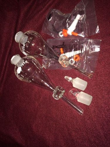 Kimax glass 125 ml separatory funnel for sale