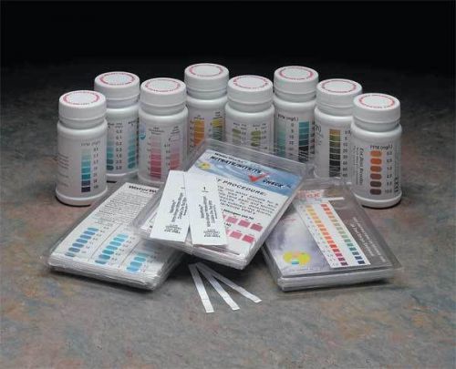 INDUSTRIAL TEST SYSTEMS 481110 Test Strips,Total Chlorine,0-10ppm,PK 30