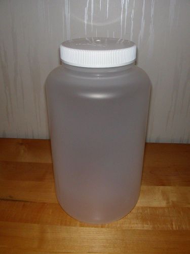 Nalgene 1 Gallon Wide Mouth Storage Jug Bottle PP with Screw on Lid