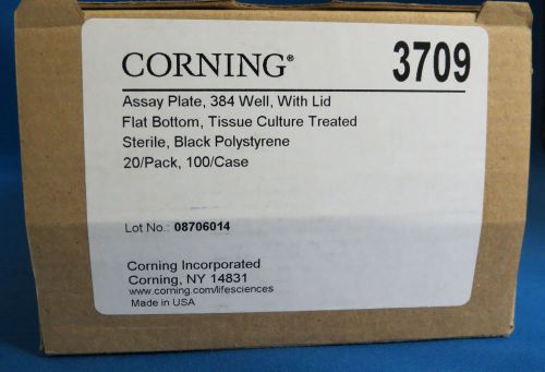 Corning 384 Well  Black Assay Plates # 3709 Tissue Culture Treated Pk/20