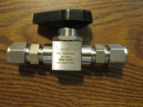Swagelok nnb stainless steel high pressure 1/2 inch ball valve ss-83ks8 for sale