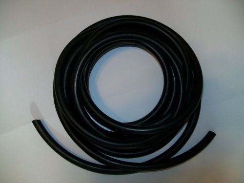 14 feet 5/16&#034; id x 1/16&#034; w x 7/16&#034; od surgical latex rubber tubing black for sale