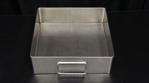 Instrument sterilization tray 10” x 10” x 3.5” for sale