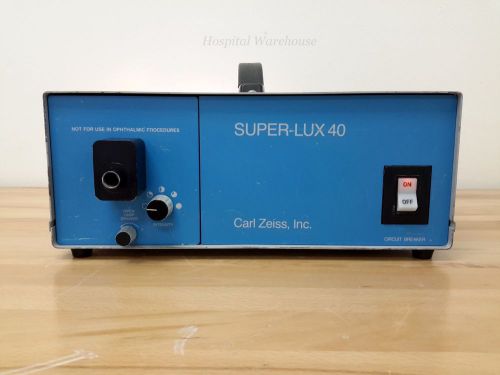 Zeiss olympus stryker pentax super-lux 40 xenon fiber optic light source endo for sale