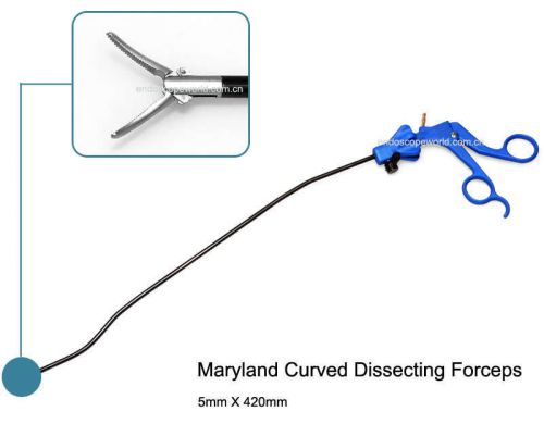 Maryland Curved Dissector For Single Port Laparoscopy