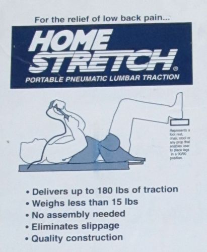 Nice HOME STRETCH Portable Pneumatic Lumbar Traction*RS Medical*Glacier Cross