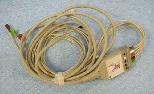 1 Philips  PreAmp/Trunk Cable w/ECG Safety Cable Lead Set