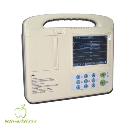 Digital 3-channel Vet Electrocardiograph Veterinary ECG Machine EKG Machine 903V