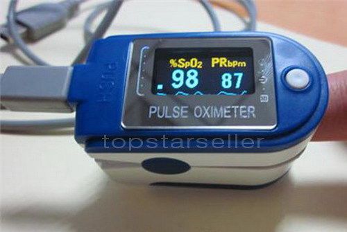 CONTEC Fingertip Pulse Oximeter SPO2 USB SOFTWARE 24H RECORDE CE FDA