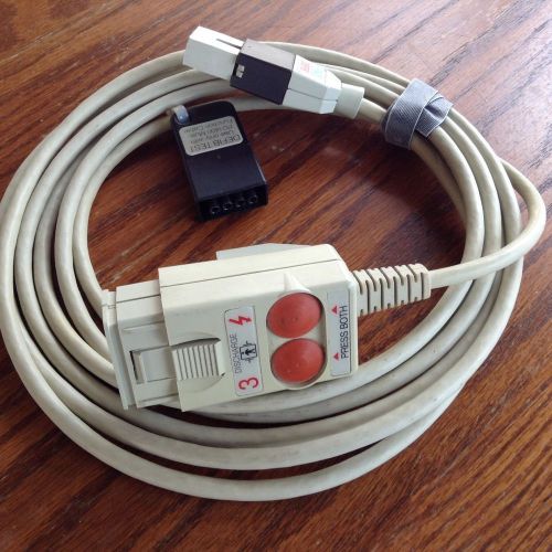 Zoll pd multi function defibrillator paddle cable p/n 8004-0005 pace-refcz# 8004 for sale