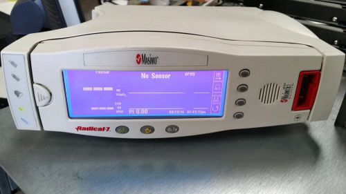 Radical 7 masimo patient monitor version five with docking station rds-1 for sale