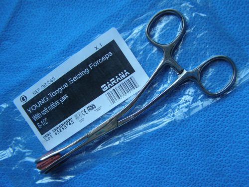 YOUNG Tongue Seizing Forceps 7&#034; Surgical Hospital &amp; Veterinary Instruments