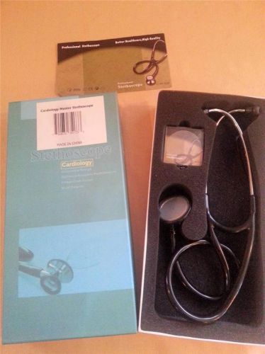 Acoustic Professional Stethoscope Cardiology Master Stethoscope 28&#034; New Open Box