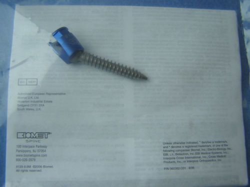 1- Biomet Surgical Orthopedic Spinal System 6.5mm x 35mm REF:94635