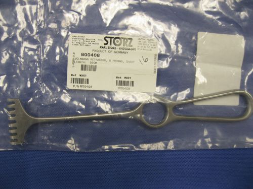 NEW KARL STORZ 800408 VOLKMANN RETRACTOR, 8 PRONGS, SHARP  22cm