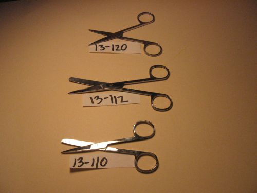 Operating scissor straight set of 3(13-120,13-110,13-112) (p) for sale