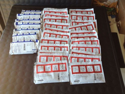 Lot of 30 philips heartstart defibrillator pads for training/class for sale
