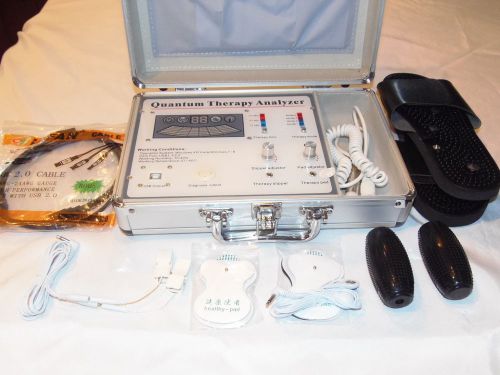 English quantum magnetic resonance analyzer  massage therapy 41 reports 3rd gen for sale