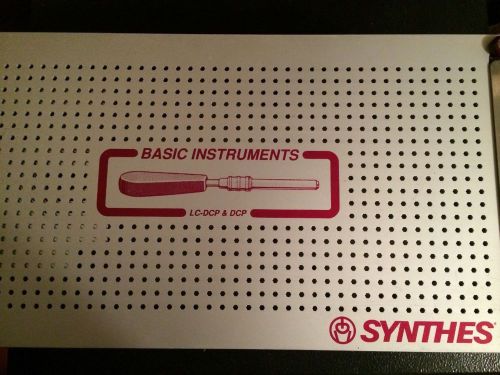 Synthes basic instrument tray lc-dcp&amp;dcp for sale
