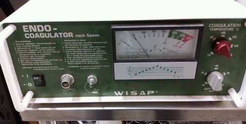 Wisap Endo-Coagulator Electrosurgical Generator in good condition as Pictured