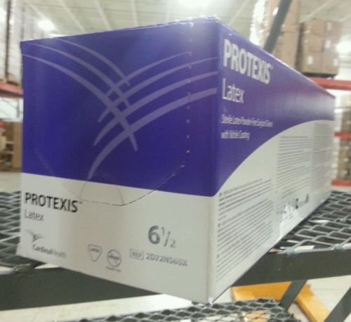 1 box of 50 pairs of protexis latex powder free surgical gloves 2D72N565X