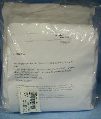 1 Package of 2 Sets Stryker Medical Contoured Linens #4700045001