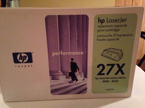 Genuine HP Laser jet 27X (C4127X) Black Toner Print Ink Cartridge NIB NEW