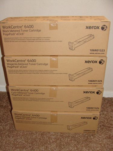 Xerox WorkCentre 6400 Toner Set  - 106R01323,106R01324,106R01325,106R01326