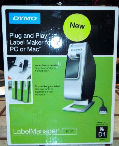Brand new dymo label manager pnp label thermal printer pc or mac mini portable x for sale