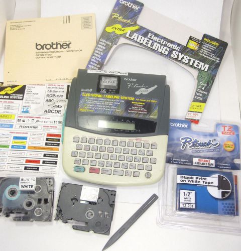 Brother P-Touch Extra PT-310 Electronic Labeling Thermal Print System w/ Tape