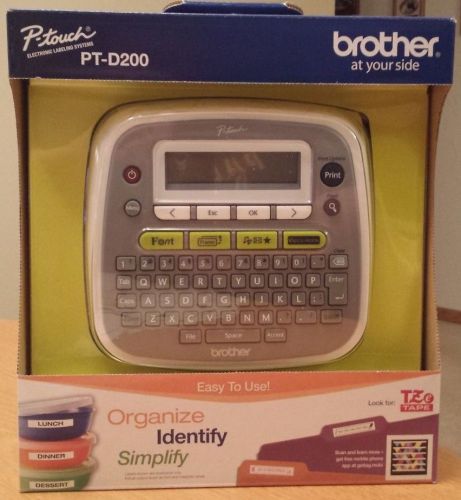 Brother P-touch Labeler Office &amp; Home Label Maker (PT-D200) - NIB