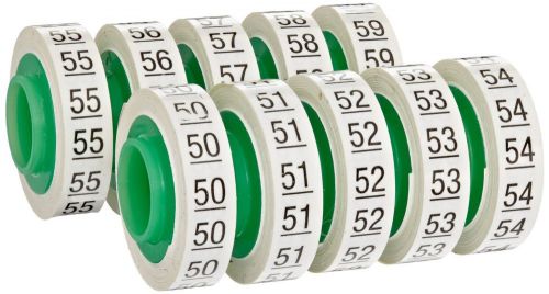 3M ScotchCode Wire Marker Tape Refill Roll SDR-50-59 Printed with &#034;50-59&#034;