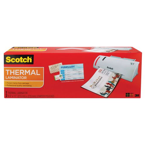Scotch 9&#034; tl902 hot laminator laminating machine with bonus 25 free pouches for sale