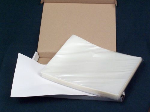 5 mil hot laminating letter pouches qty 100 9 x 11.5 lamination sleeve 5m for sale