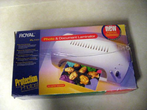 Royal Photo Document Laminator Model PL2000