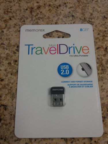 Memorex 8GB Micro TravelDrive USB 2.0 Flash Drive - 8 GB