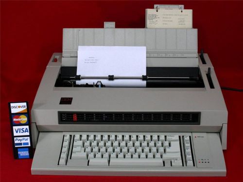 Refurbished ibm wheelwriter 3 electric typewriter sn: 3257 for sale