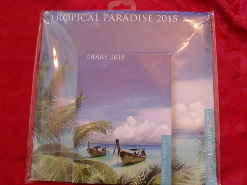 2015 Tropical Paradise Calendar &amp; Diary Set - Great Christmas Gift