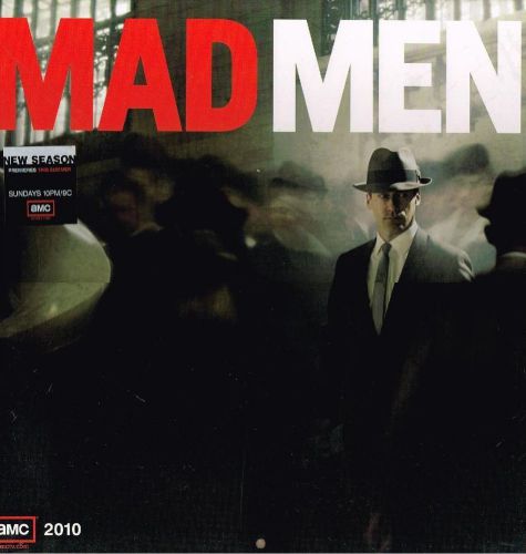 RARE Out of Print 2010 MAD MEN Calendar NEW OOP Jon Hamm Elisabeth Moss Season
