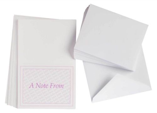 Miles Kimball &#034;A Note From&#034; Cards - Set Of 25, Purple 