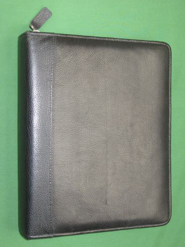 CLASSIC ~1.5&#034;~ TOP-GRAIN LEATHER Franklin Covey Planner ORGANIZER Binder    5852