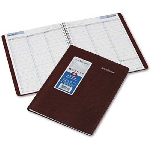 DayMinder Recycled Weekly Appointment Book, Burgundy, 8&#034; x 11&#034;, 2015