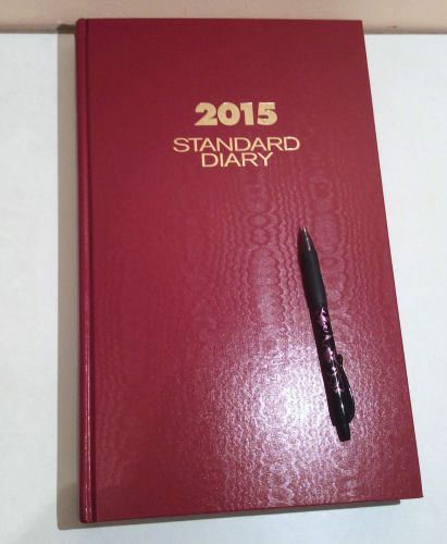 At-a-glance 2015 standard diary business reminder hardcover planner/8 5/8x13 3/4 for sale