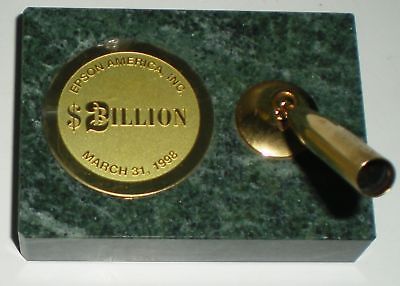 DESK PEN HOLDER EPSON AMERICA INC $2 BILLION MARCH 31, 1998 MARBLE GOLD PLATE