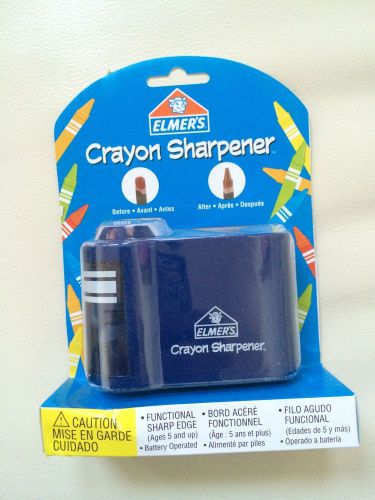 Elmer&#039;s Battery Operated Crayon Sharpener Blue